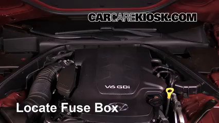 2016 Hyundai Genesis 3.8 3.8L V6 Fusible (motor) Cambio